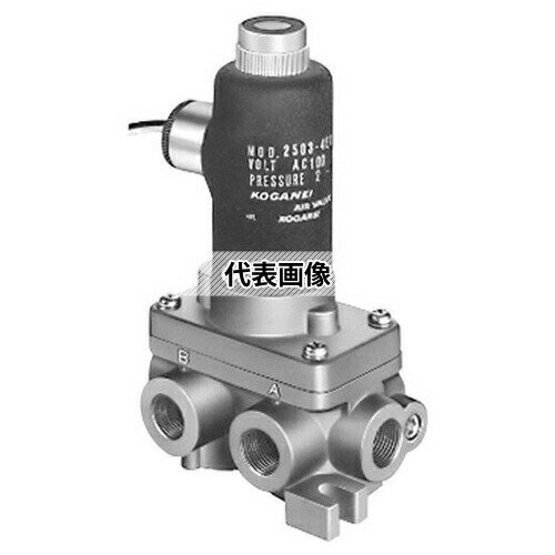 コガネイ 電磁弁丸形250シリーズ 丸形電磁弁 250E1-T/DC24V