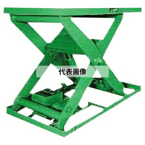 ビシャモン(スギヤス) 回転台付き 固定式テーブルリフト マワール付（油圧駆動タイプ）EL100 [法人限定][送料別途お見積り]