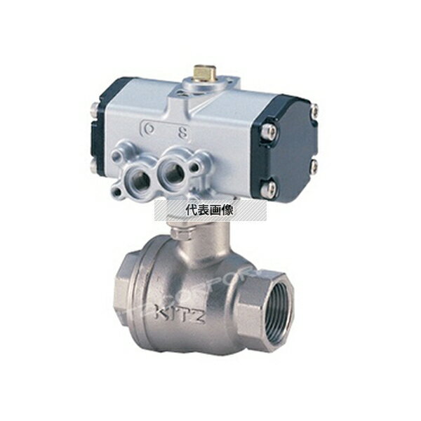 キッツ(KITZ) 小型空圧 《C型/複作動》 SCS14A製ボール(C-UTFE) C-UTFE 20A