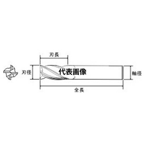 東洋アソシエイツ(TOYOAS) ミスターマイスター 小型工作機械用エンドミル (34125) エンドミル 12.5mm(4枚刃)