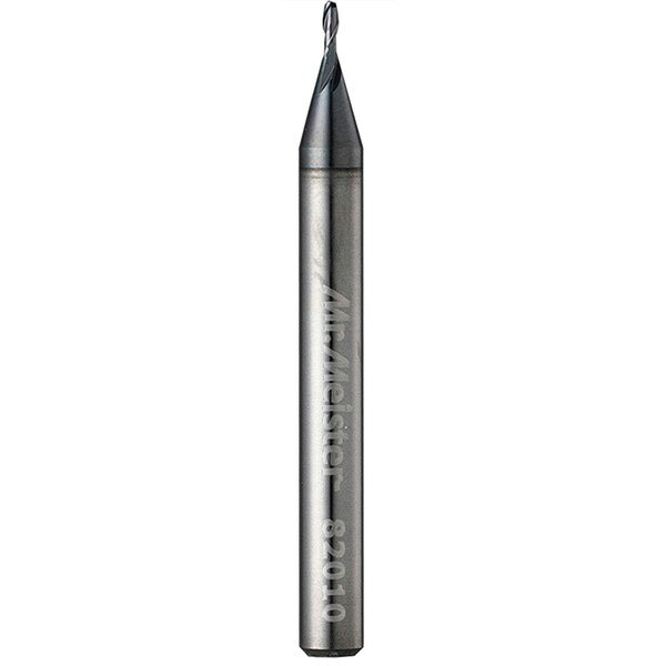 商品の特徴 東洋アソシエイツ　82010 Mr.Meister 超硬エンドミル 1.0mm(2マイバ) 【特長】 小型フライス盤用に特別にラインナップした超硬製エンドミルです。 二枚刃は、チップポケットが大きく、切り粉を多く排出し、四枚刃に比べて取り扱いがし易いです。 溝加工、側面加工、穴あけ等に適しています。 製品仕様 【仕様】 対応機種： Compact7 Compact9 LittleMilling1 LittleMilling9 ミーリングアタッチメント 刃数：2枚刃 外径：1.0mm 刃長：2.5mm 全長：40mm シャンク：4.0mm