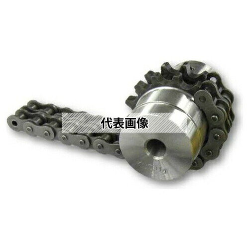 片山チエン：5018H 機械要素部品_伝動部品_カップリング_チェーンカップリング ●仕様：KANAチェーンカップリング専用本体 ●材質：機械構造用炭素鋼 ●熱処理：歯先高周波焼き入れ ●材質チェーン：スチール ●スプロケット2個＋チェーン1本のセット品です 製品仕様 ●使用チェーンピッチ(mm)：15.875