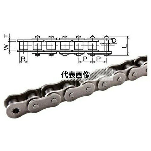 片山チエン：KANA100-RPT 機械要素部品_伝動部品_チェーン_ローラーチェーン ●仕様：KANAローラーチェーン ●KANAは海外製のローラチェーンです ●国際規格ISO9001認証取得 ●材質：スチール ●さらなるお客様の価格メリットにお応えするためご用意したKANAブランドチェーンです ●品質はもとより、国際価格に対応したプライベートブランド商品です 製品仕様 ●ピッチ(mm)：31.75 ●ローラ外径(mm)：19.05 ●内リンク内幅(mm)：19.05