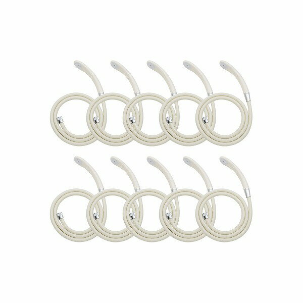 GAONA(ガオナ)　シャワーヘッドとホースのセット 10セット入り LIXIL(INAX)用 (1.6m G1/2 アイボリー) GA-FH041