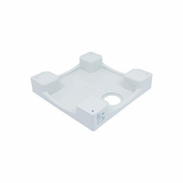商品の特徴 GAONA(ガオナ)　洗濯機用防水パン 640×640mm 高さアップ (水滴から守る かさ上げ ホワイト) GA-LF039 【特長】 ●全自動洗濯機用の防水パンです。 ●結露などの水滴から床を守ります。 ●洗濯機脚置き部が高いので、排水口まわりの掃除が簡単にできます。 ●サイズ　640ミリ×640ミリ×厚さ120ミリ ●耐荷重　約1.96kN（200kgf） 製品仕様 【仕様】 ●材質：ポリプロピレン ●耐荷重：約1.96kN（200kgf） ●カラー：ホワイト ●付属品：ビス、キャップ JANコード：4972353811618