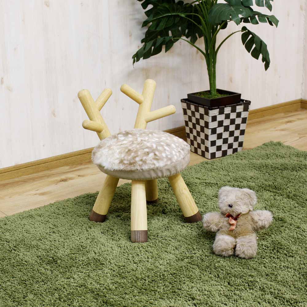 後藤家具物産 キッズチェアー AC-VB アニマルチェアー バンビ 子供チェアー キッズ アニマル | バンビ 背のみ組立 [3]