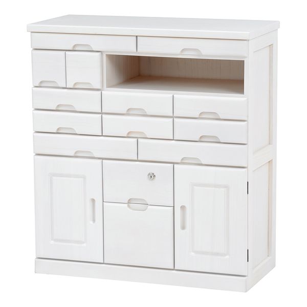 萩原 FAX台 ホワイトウォッシュ MFX-6231WS [2101643800]