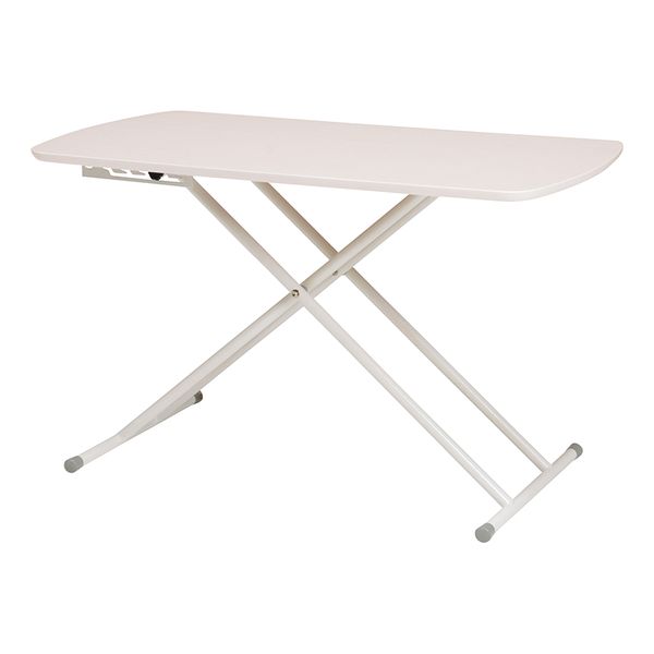 萩原 リフティングテーブル ホワイトウォッシュ KT-3182WS [2090913500] 【お客様組立品】