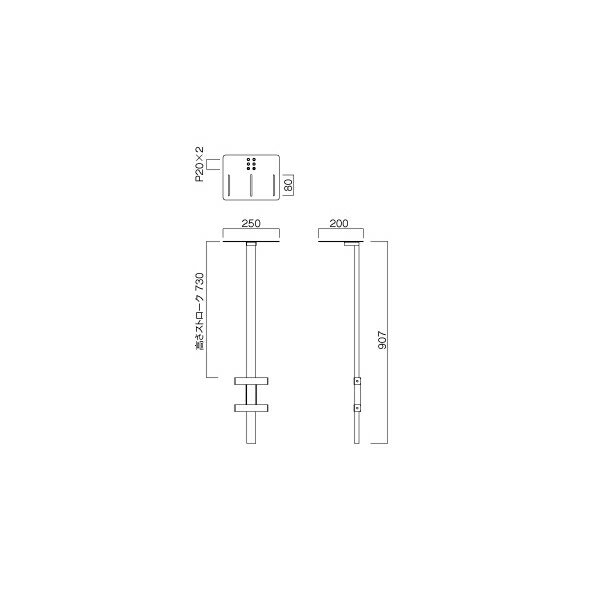 ハヤミ工産(HAMILeX) PUP-B6502 ブラック PU-656B用カメラスタンド [時間指定不可][法人限定] 2