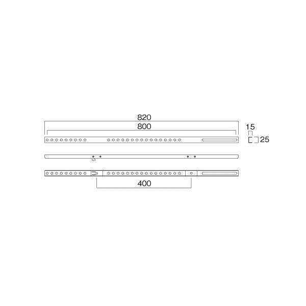 ハヤミ工産(HAMILeX) QP-A800B タテ寸法変換金具 ブラケットアタッチメント [時間指定不可][法人限定]