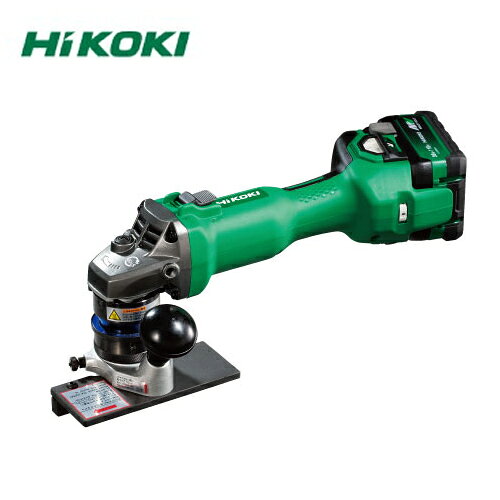 商品の特徴 HIKOKI（日立工機）36Vコードレス面取り機　MB36DA（2XPZ) バッテリー計2個付 直線用 ●2枚刃仕様 引っ掛かりのない、スムーズな研削を実現する2枚刃仕様です。 ●長寿命チップ採用 5角形チップにより長寿命化を実現しました。作業効率アップに貢献します。 ●2種類の仕上げ面 ●容易な面取り量調整 目盛り付アジャストリングで簡単に面取り量が調整できます。 製品仕様 ●1充電当たりの作業量（目安）[SS400の面取り2.5Ah（BSL36A18X）]：約23m ●使用電圧：36V ●モーター：直流ブラシレスモーター ●無負荷回転数※1ダイヤル5：10,000 min-1 (回/分) ●面取り能力[軟鋼]：C面取り/最大C2mm ●面取り能力[軟鋼]：R面取り/R2mm ●面取り能力[ステンレス]：C面取り/最大C1.5mm ●面取り能力[ステンレス]：R面取り/R2mm ●機体寸法(全長×高さ×幅)(BSL36A18X装着時)：406×161×156 mm ●質量(BSL36A18X、ハンドル装着時)：3.9 kg ●使用可能蓄電池※2：マルチボルト蓄電池（残量表示付） ●蓄電池形名：BSL36A18X ●蓄電池電圧-容量：36V-2.5Ah / 18V-5.0Ah ●充電器形名：UC18YDL2（冷却機能付） ●充電時間※3：約19分（実用充電）/ 約25分（満充電） ●標準付属品：C面チップ2個（本体装着）・ノブ・六角棒スパナ（3mm、4mm）・ トルクスドライバー・M8六角ナット2個・M8六角穴付特殊ねじ2個・電池カバー2個 ※1変速ダイヤルは「5」固定で使用してください。 ※2従来の蓄電池（BSL3620/3625/3626/3660およびBSL18XX、BSL14XXシリーズ）、AC/DCアダプタ（ET36A）はご使用になれません。 ※3充電時間は周囲環境温度や蓄電池の状態により長くなるときがあります。 JANコード：4966376412242
