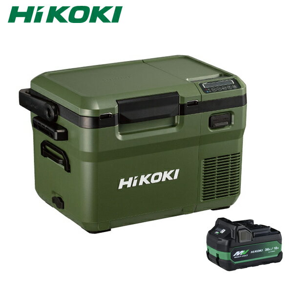 HiKOKI(日立工機) 18V コードレス冷温庫 蓄電池計1個付(充電器別売) カラー：フォレストグリーン 10.5L UL18DD(XMGZ) 5780-4341 キャンプ アウトドア【在庫有り】