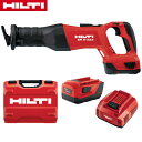 HILTI(ヒルティ) 充電式レシプロソー SR 6-A22 P2/8.0Ah バッテリー 充電器 ケース付 コンボ 品番：3686432【在庫有り】