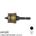 HiKOKI(日立工機) インパクト用ハイスホールソー No.0031-8973 φ12mm×L75(6.35mm)(4)