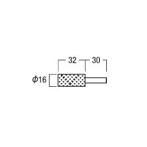 HiKOKI（日立工機） 6mm用軸付トイシ No.939104 KA-5（粒度：WA60PV） 10本入