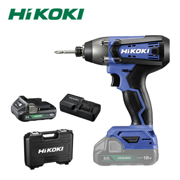 HiKOKI(日立工機) 18V コードレスインパクトドライバ FWH18DF(BG) (5760-1285) 電池×1個・充電器・ケース付