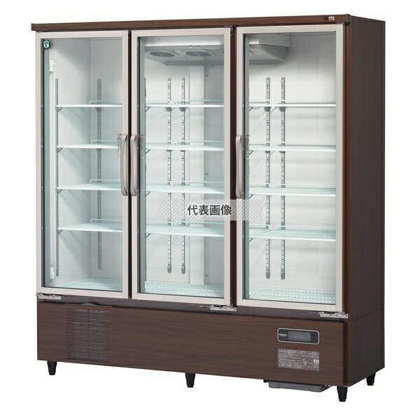 ホシザキ(HOSHIZAKI) リーチイン冷蔵ショーケース USR-180A3-B 内容:1196L 幅:1800mm[法人限定]