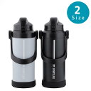 【お得な2個セット】選べる2size ダブルステンレス スポーツジャグ 水筒 2.2L 3.0L 保冷専用 ブラック NQ-0321 | お手入れ簡単 ステンレ...