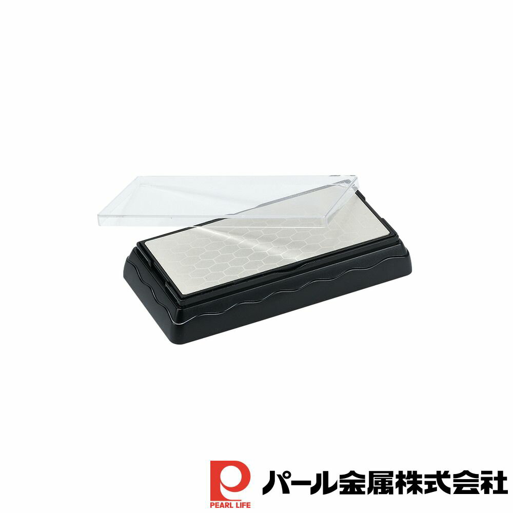 パール金属 ファインケア ダイヤモンド砥石カバー付き(M) | ファインケア 包丁研ぎ ダイヤモンド 砥石 カバー付き Mサイズ