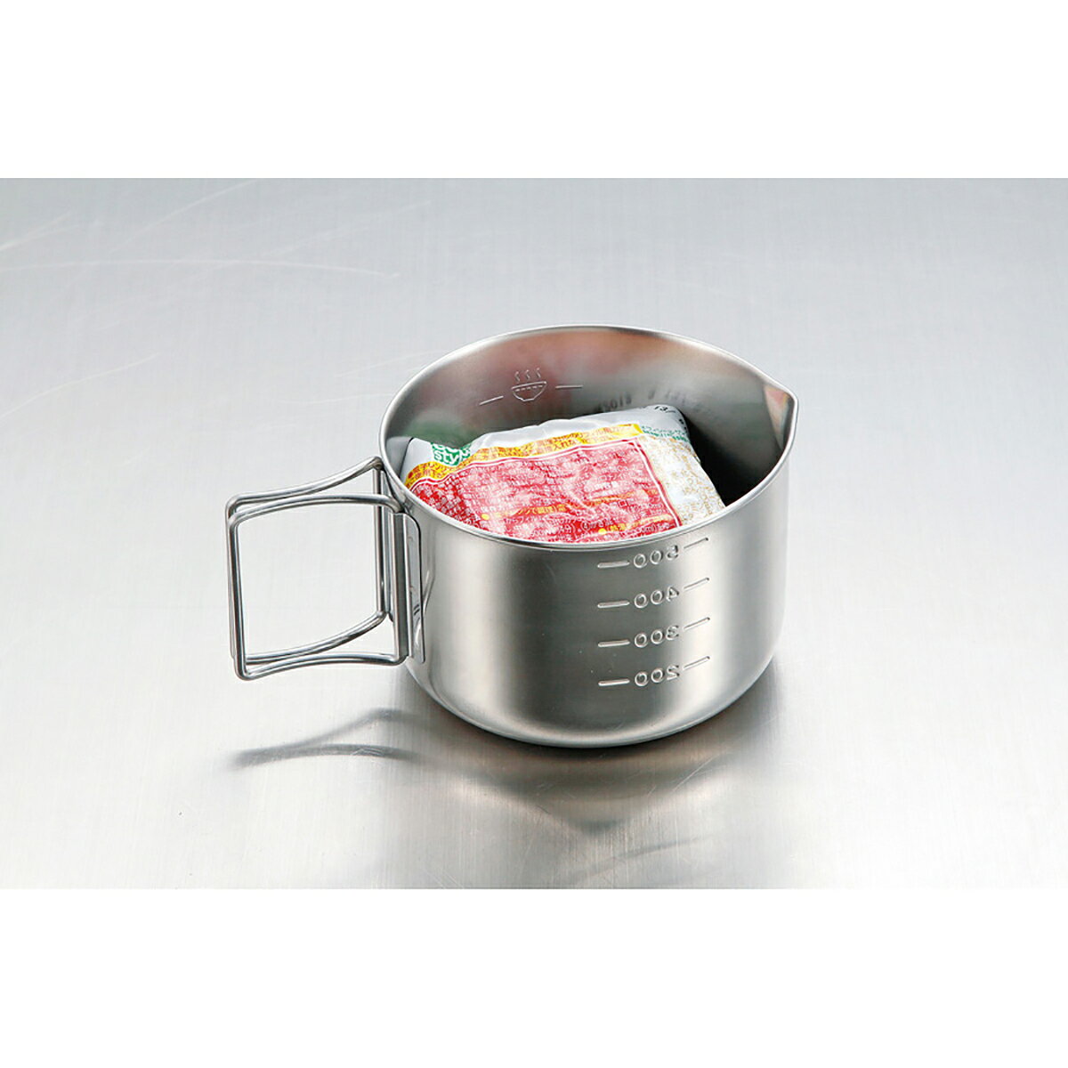 キャプテンスタッグ(CAPTAIN STAG) ステンレス ラーメンクッカー570ml(リフィル用)...