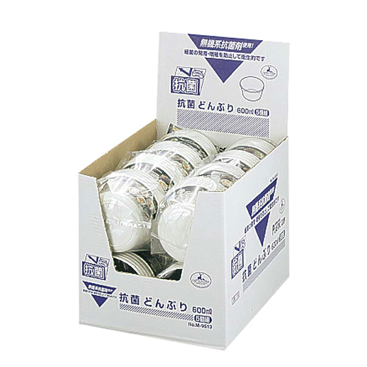 【2個セット】キャプテンスタッグ(CAPTAIN STAG) 抗菌PC.どんぶり600ml 5個組 | 抗...