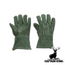 【お得な2個セット】キャプテンスタッグ(CAPTAIN STAG) アウトドア ソフトレザーグローブ(オリーブ)L | アウトドア オリーブ 手袋 バーベキュー...