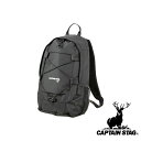 【お得な2個セット】キャプテンスタッグ(CAPTAIN STAG) FEEL BOSCO リュックサックバッグ (ブラック) 18L | ブラック アウトドア デイパック バックパック メンズ レディース ジュニア 鞄 キャンプ レジャー 黒 リュック 登山用バッグ