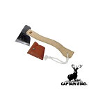 【お得な2個セット】キャプテンスタッグ(CAPTAIN STAG) 全鋼馬斧 360 レザーカバー付 | 全鋼馬斧 斧 アウトドア キャンプ 薪割り 焚き火 お...