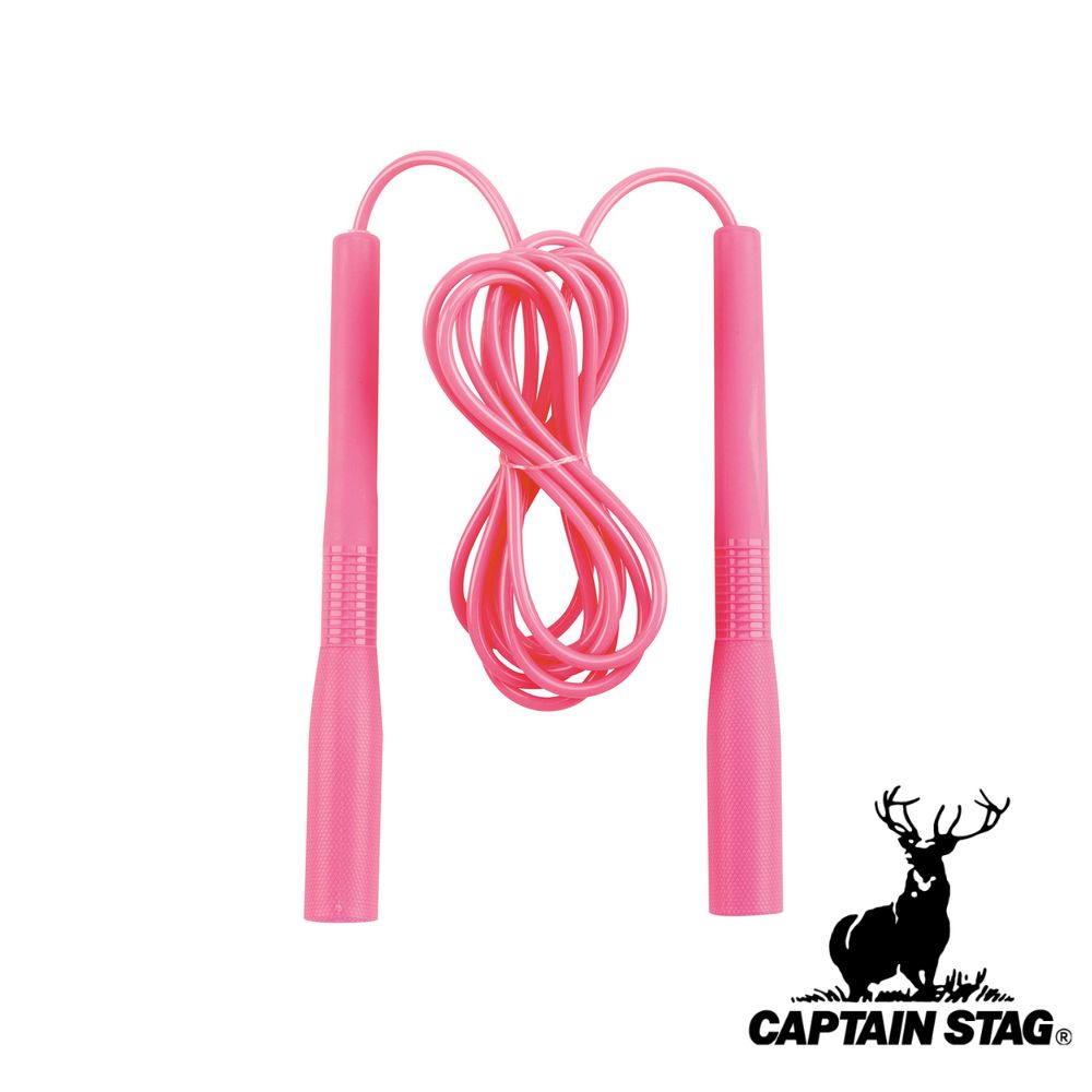 【お得な2個セット】キャプテンスタッグ(CAPTAIN STAG) なわとび達人 3重とび(パステルピンク) | なわとび達人 3重とび なわとび 縄跳び 長さ...
