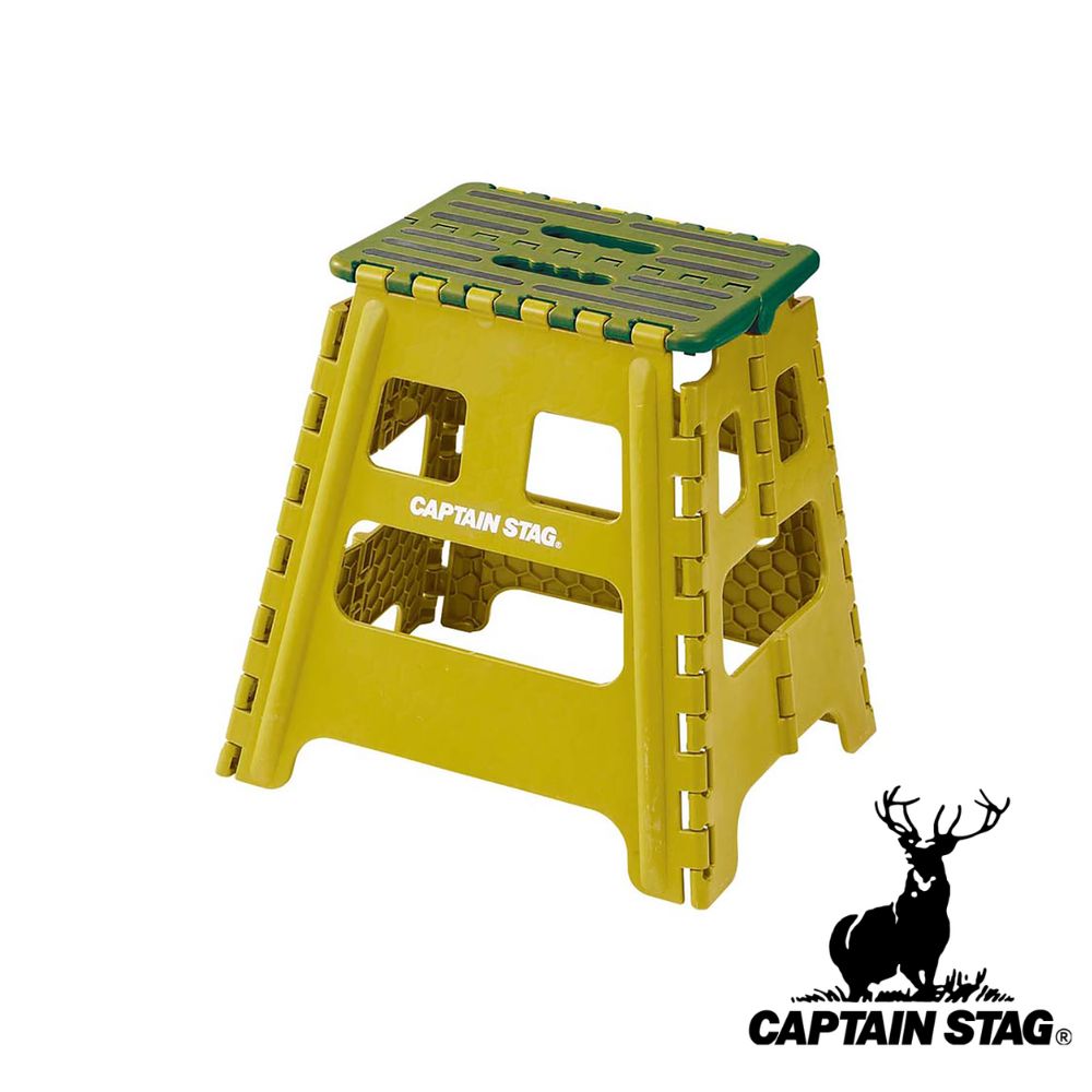 キャプテンスタッグ(CAPTAIN STAG) 折りたためる ステップ M (グリーン) | グリーン ステップ 折りたた..
