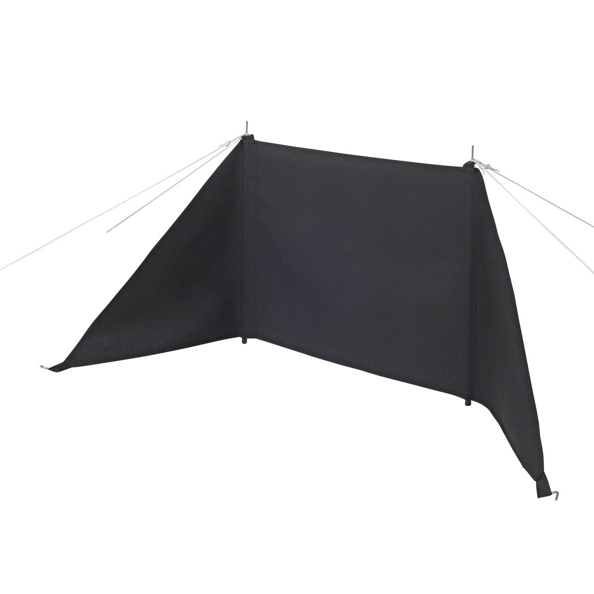 キャプテンスタッグ(CAPTAIN STAG) FIRE PROOF 焚火ウインドスクリーン 170 (ブラック) | ブラック アウトドア 陣幕 焚火陣幕 風防 難燃生地 パール金属 キャンプ 焚火 釣り具 ストーブ グリル類 風よけ バーベキュー