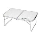 キャプテンスタッグ(CAPTAIN STAG) ラフォーレ アルミ薄型FDテーブル 60×40cm | ラフォーレ アウトドア 机 テーブル 薄型 アルミ BB...