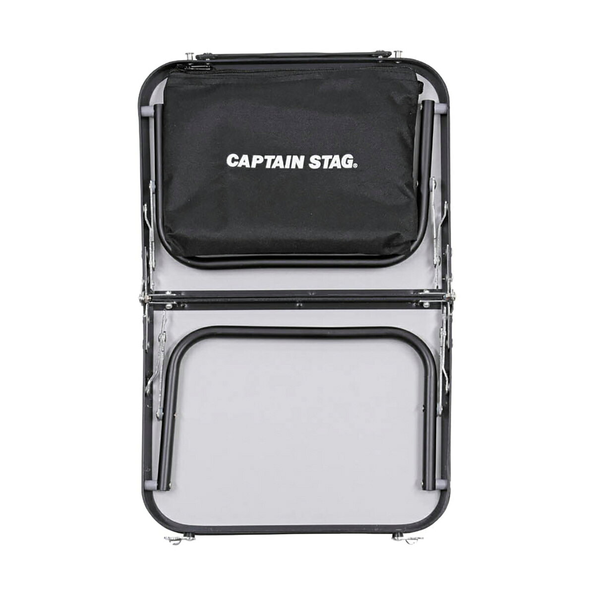 【2個セット】キャプテンスタッグ(CAPTAIN STAG) FDハンドテーブル 47×30 (ブラック) | ブラック テーブル アウトドア キャンプ バーベキュー 新生活 机 UC0546ハンドテ ブル キャプスタ 約 幅470 奥行300 first23-18828369 セミプロDIY店ファースト サンプル画像3