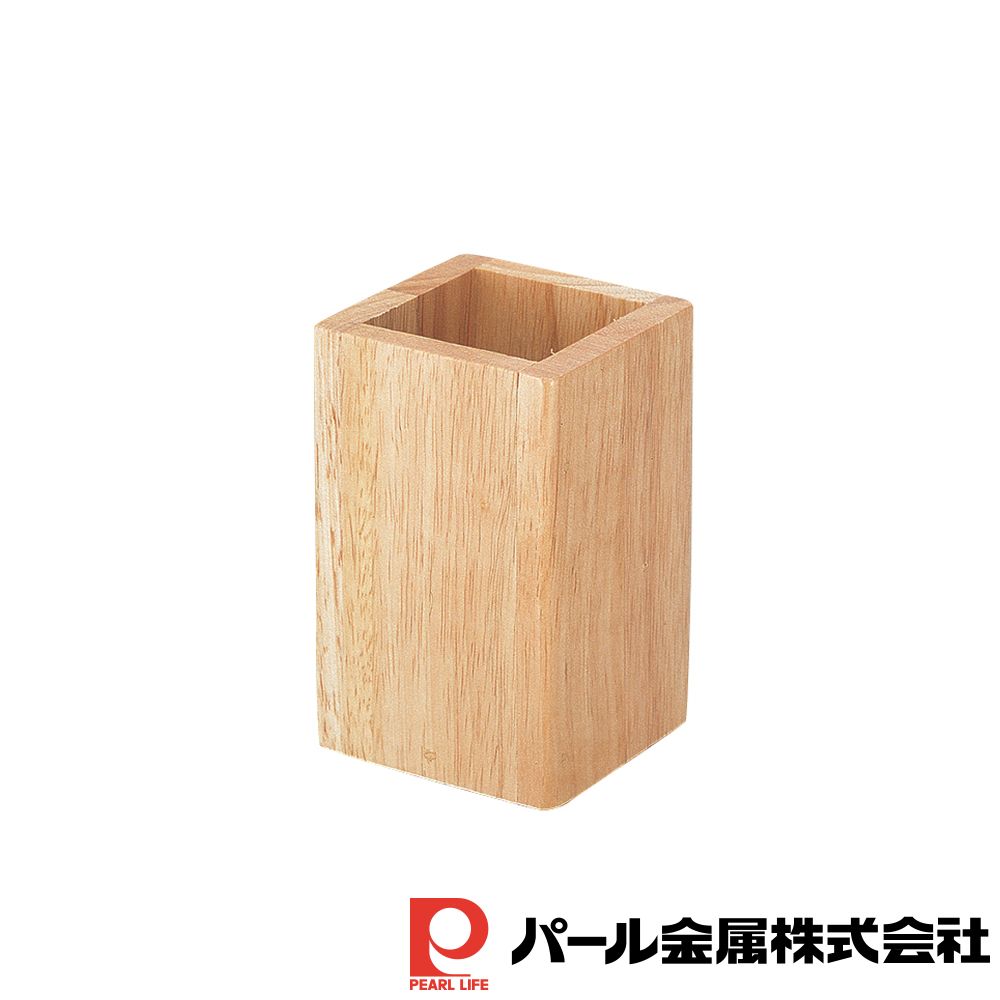 Wooden - 【2個セット】フレア 箸立 | フレア 箸立 箸立て ベージュ 木製 キッチン用品 台所 食器 おはし用品 家庭 ホーム キッチン収納 天然木 角型 収納 キッチン おしゃれ お洒落 シンプル