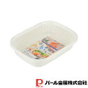 【お得な2個セット】クルクル 卓上水切りトレー(角型) | 角型 クルクル トレー そうめん 水切り ザル 卓上 日本製 水切りトレー カゴ 丸型 ボール そば...