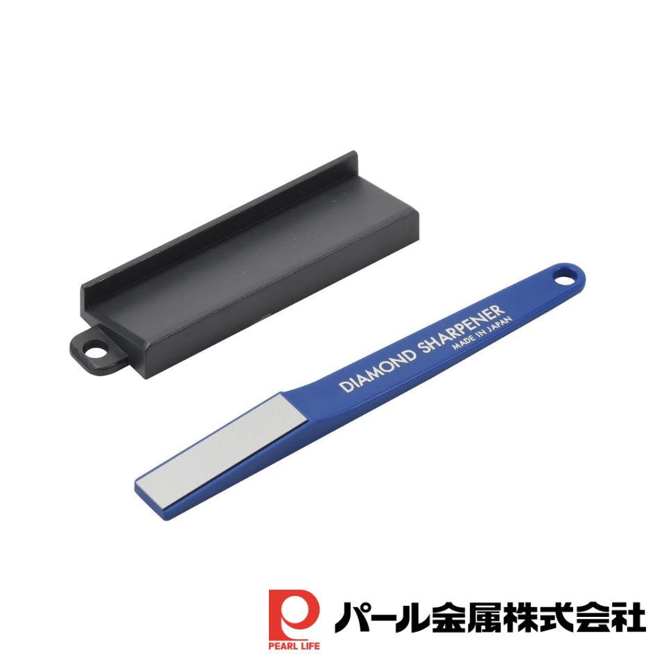 ＼レビュー特典有／パール金属 ダイヤモンドシャープナー研ぎ台付 ブルー 【在庫有り】 | 日本製 包丁..