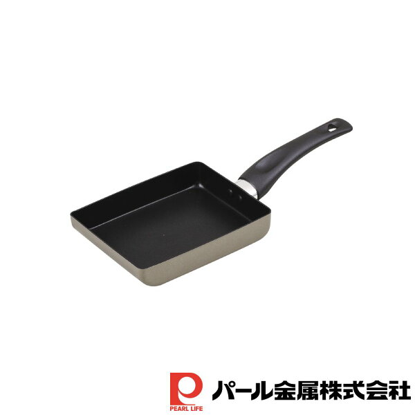 セミプロDIY店ファーストのパール金属 軽わざパン ふっ素加工玉子焼13×18cm | パール金属 玉子焼 軽わざパン 玉子焼き用 鍋 フライパン 厨房 キッチン テーブル ふっ素 玉子焼き 玉子焼13 ふっ素加工|詳細画像