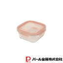 【お得な2個セット】ディッシュプラス 耐熱ガラスバルブ付保存容器正方形480ml | 保存容器 耐熱ガラス バルブ付 正方形 冷凍 正方形480ml 食洗機対応 保存 角型 クリア 透明 オーブン対応 密閉容器 ボウル ザル パット 厨房 キッチン