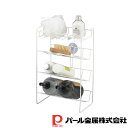 【お得な2個セット】バススタイル ボトルラック4段 | バススタイル ラック バス用品 整理棚 4段 日用品雑貨 文房具 手芸 浴室 収納 ホワイト ボトル バ...