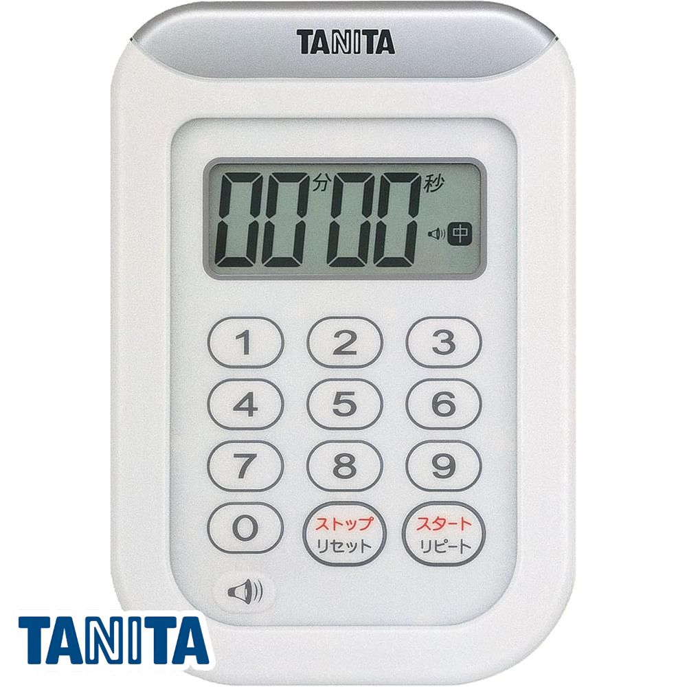 2025新商品 TANITA(タニタ) TD378WH 丸洗いタイマー ホワイト | タニタ ホワイト デジタルタイマー 丸洗いタイマー100分計 タイマー 防水 丸洗い 超大音量 100分計 キッチンタイマー 洗える マグネット キッチン マグネット付き
