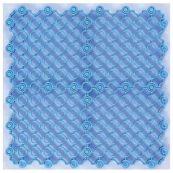 【箱売り 200個セット】テラモト(TERAMOTO) マーブルマット 青 150×150 MR-061-072...