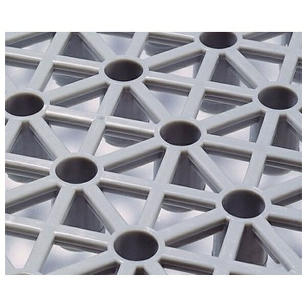 テラモト(TERAMOTO) カーゴパレット 灰 300×300 MR-094-076-5 [法人限定] | テラモト 30cmタイプ 業務用 灰 耐低温 ジョイント式 ミニ スノコ 物置 パレット