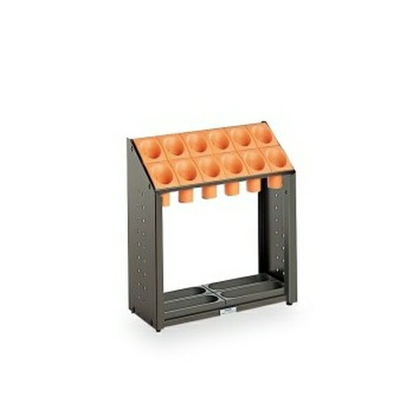 テラモト(TERAMOTO) オブリークアーバン B12 オレンジ 12本立 UB-285-112-7 [法人限定] | テラモト オ..