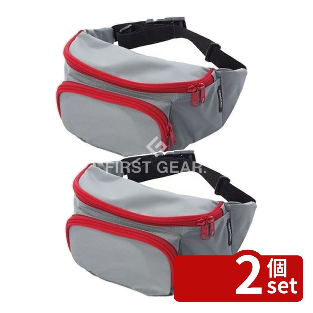 【2個セット】テラモト(TERAMOTO) BMポーチ レッド DS-233-210-2 [法人限定] | 清...