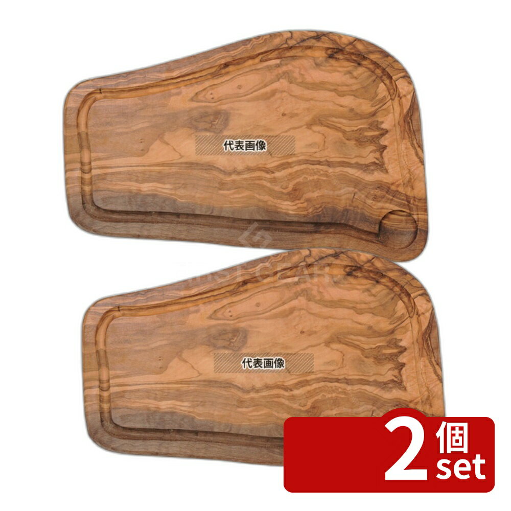 【2個セット】リビングカマトク ドリス・オリーブ ラスティックボード 40cm 約400×250×H25mm 皿 No.0313630