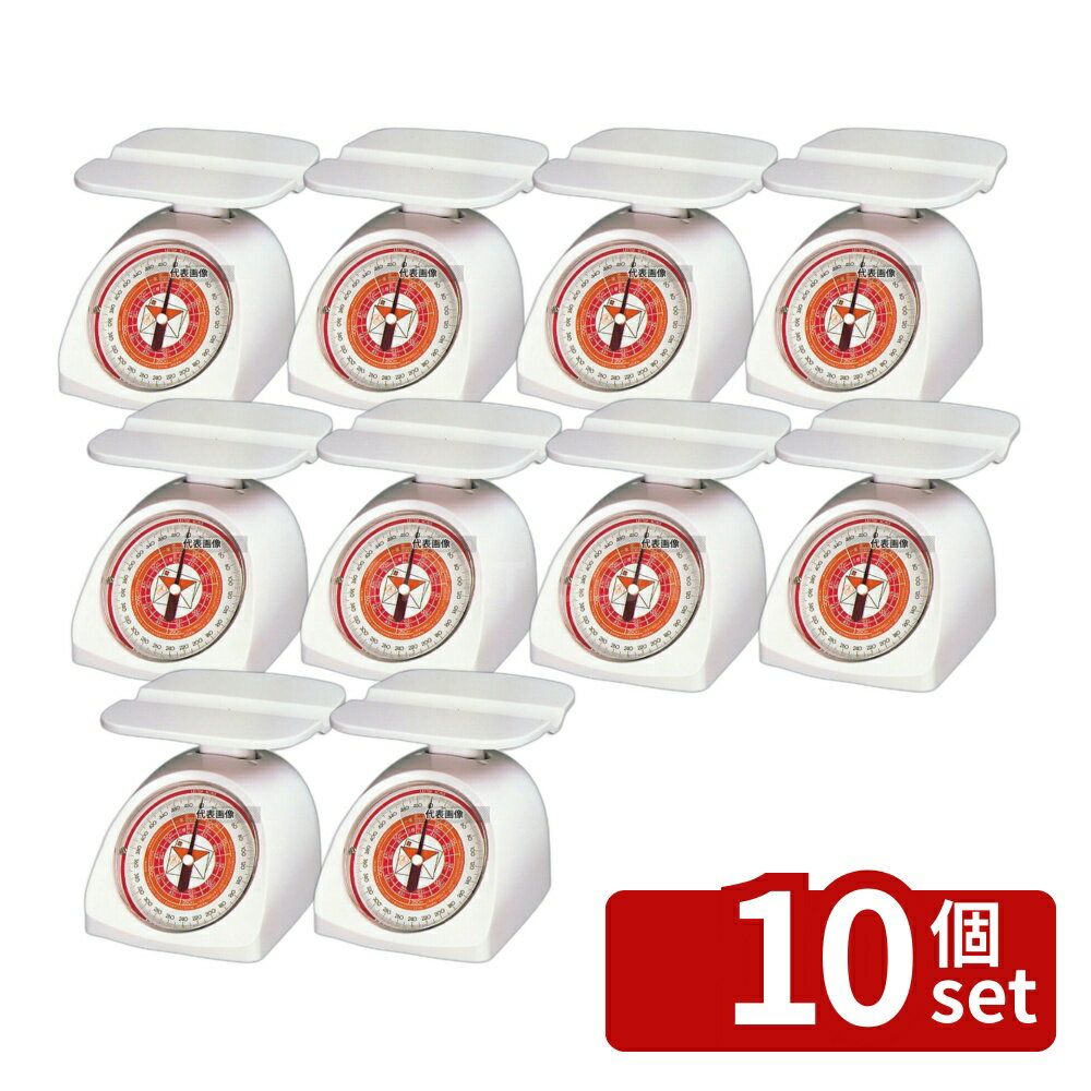【10個セット】TANITA(タニタ) レタースケール 500g No.1403 ホワイト 152×160×H201 ハカリ No.3070700