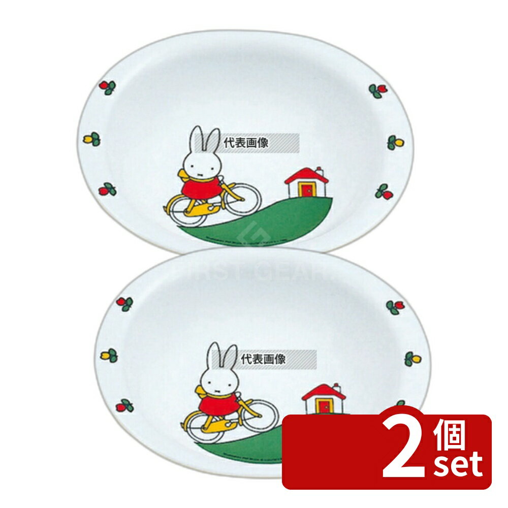 【2個セット】関東プラスチック工業 メラミン子供食器 ミッフィー フルーツボール M-1303C 142×120×H36 和/洋/中 食器 No.5452510