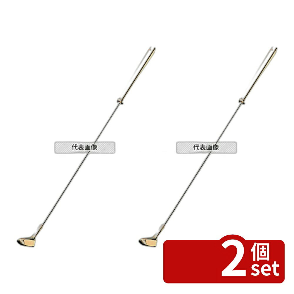 Stir Stick - 【2個セット】江部松商事 18-8(ステンレス) (金メッキ付) ゴルフマドラー ゴールド ドライバー 215 ワイン/バー用品 No.5688500