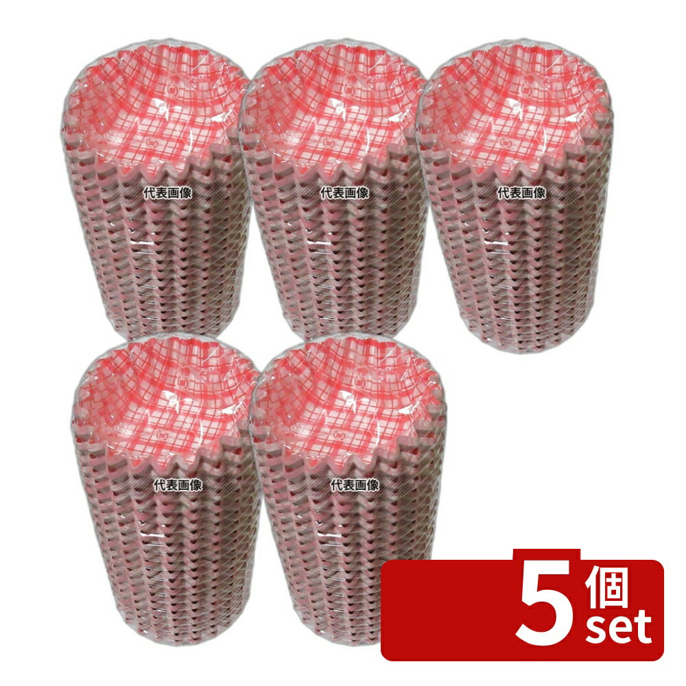 【5個セット】アヅミ産業 ココ・ケース (500枚入) 丸型 9号深 赤 H30 フィルムケース No.5754720