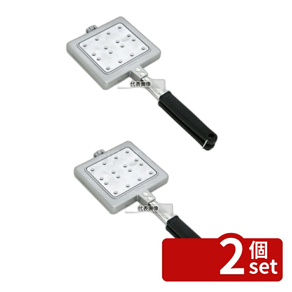 商品の特徴 スナック ワッフル KS-2936 製品仕様 ●型番:KS-2936 ●商品ブランドシリーズ:杉山金属 ●品名情報分解1 物:ワッフル焼き器 ●外寸:338×138×H33/焼板:124×138 ●内寸:焼板：118×132/ ●重量:0.65kg ●材質:アルミニウム合金/ ●表面加工:内面：フッ素樹脂塗膜加工 ●電磁調理器:100V JANコード：4900896129365